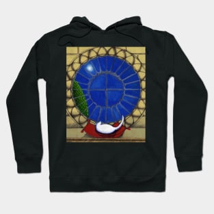 Cat Round Window 2023 edit Hoodie